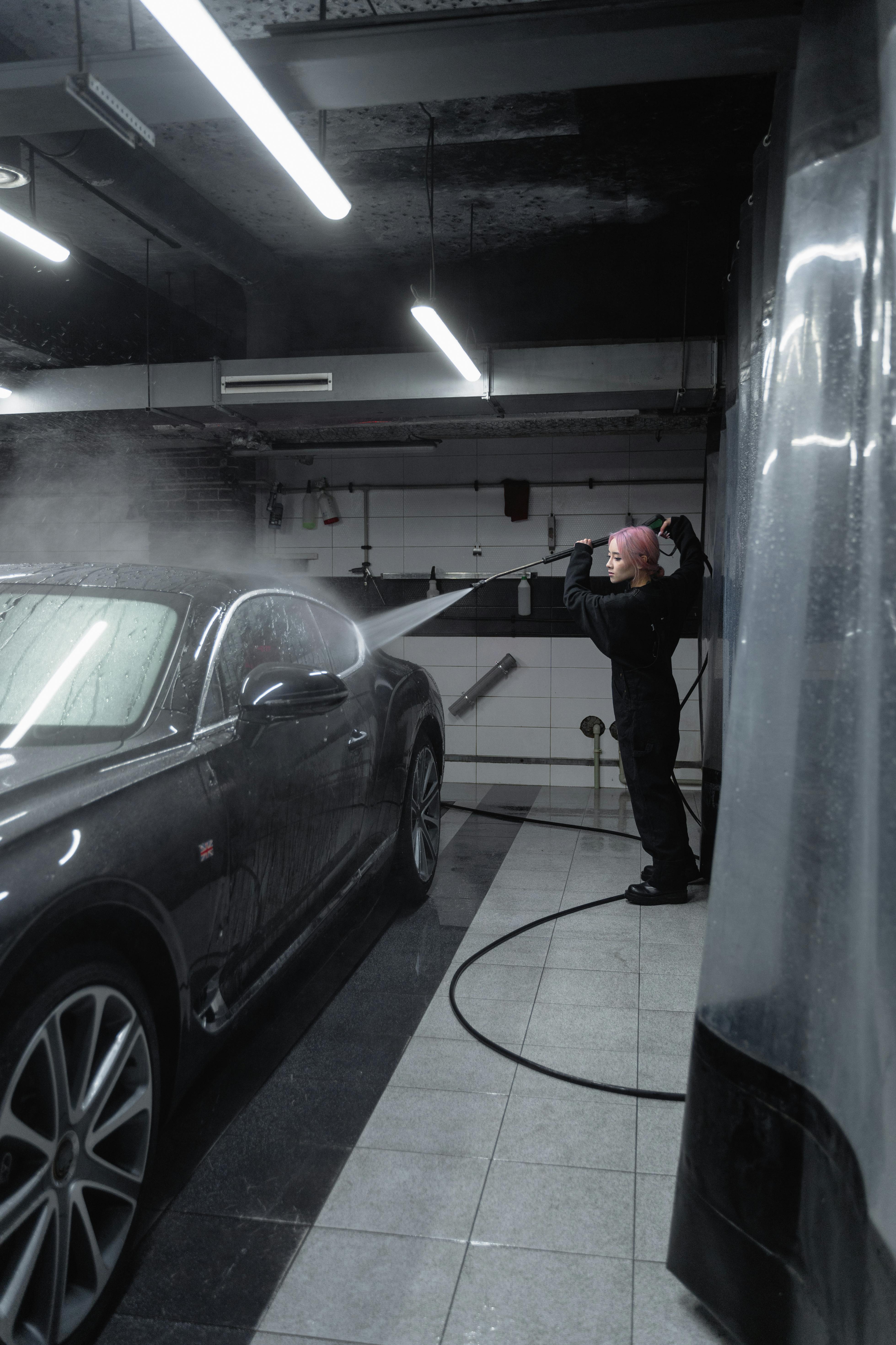 Photo by Tima Miroshnichenko: https://www.pexels.com/photo/a-woman-washing-the-black-car-6873132/