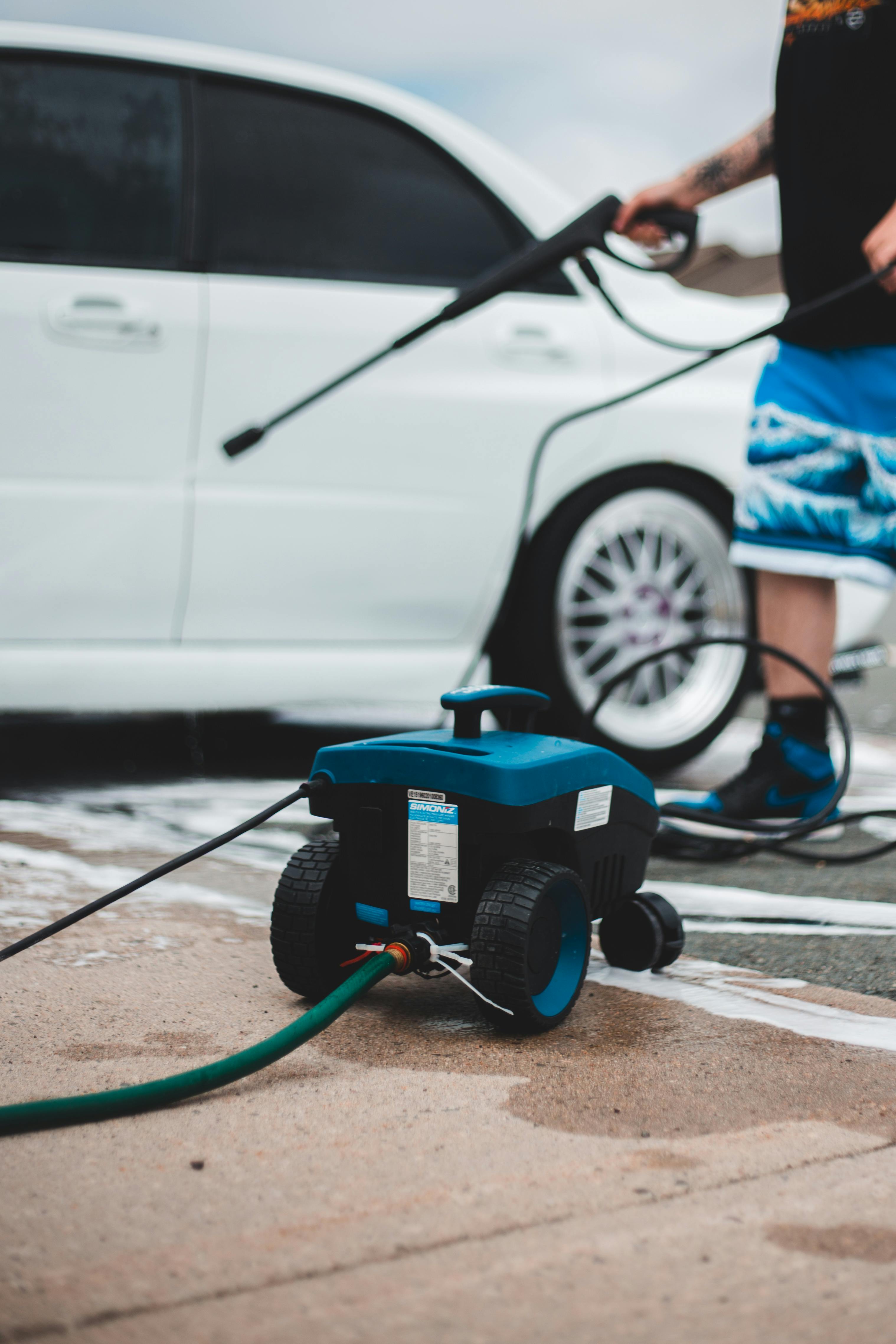 Photo by Erik Mclean: https://www.pexels.com/photo/pressure-washer-placed-on-sidewalk-4876669/